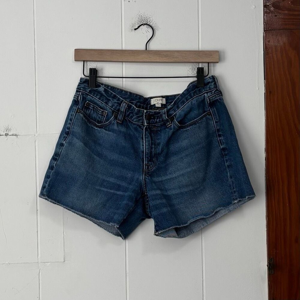J. Crew Denim Raw Hem Cut‎ Off Shorts Size 28